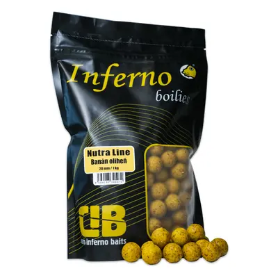 Carp Inferno Boilies Nutra Line Banán/Oliheň Hmotnost: 1kg, Průměr: 20mm