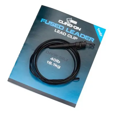 Nash Montáž Cling-On Fused Lead Clip Leader 40lb 1m Varianta: Silt