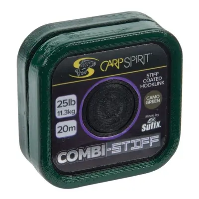 Carp Spirit Šňůrka Combi-Stiff Coated Braid Camo Green 20m Nosnost: 25lb