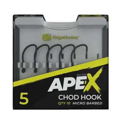 RidgeMonkey Háčky Ape-X Chod Barbed 10ks Velikost háčku: #8