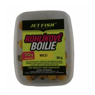 Jet Fish Rohlíkové Boilie Med Hmotnost: 40g, Průměr: 15mm