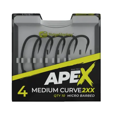 RidgeMonkey Háček Ape-X Medium Curve 2XX Barbed 10ks Velikost háčku: #4