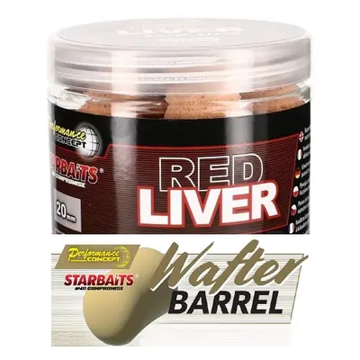 Starbaits Neutrálně Vyvážená Nástraha Red Liver Wafter Hmotnost: 70g, Průměr: 14mm