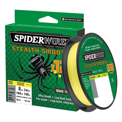 SpiderWire Pletená Šňůra Stealth® Smooth 12 Braid Nosnost: 7,5kg, Průměr: 0,11mm