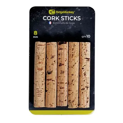 RidgeMonkey Korkové Tyčinky Combi Bait Drill Spare Cork Sticks Počet ks. v balení: 10ks, Průměr: