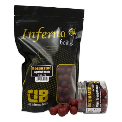 Carp Inferno Rozpustné Boilies Nutra Line Jogurtová Jahoda Hmotnost: 300g, Průměr: 20mm