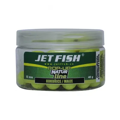 Jet Fish Boilie Natur Line POP UP Kukuřice Průměr: 16mm