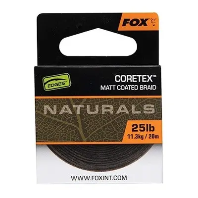 Fox Návazcová Šňůrka Naturals Coretex 20 m Varianta: 25lb, Nosnost: 11,3kg