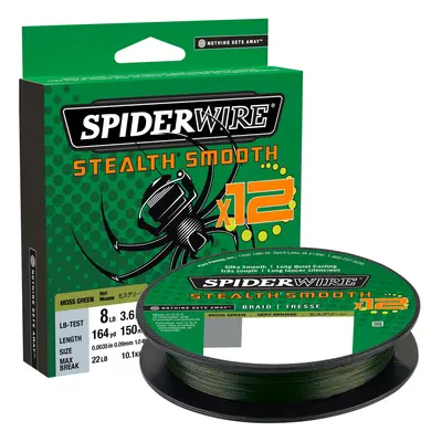 SpiderWire Pletená Šňůra Stealth® Smooth 12 Braid Nosnost: 38,1kg, Průměr: 0,33mm