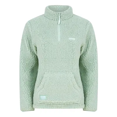 Navitas Mikina Womens Sherpa Pullover Light Green