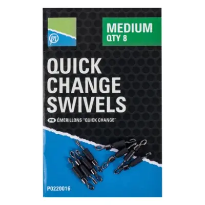 Preston Obratlík Quick Change Swivels 8ks Velikost: Small