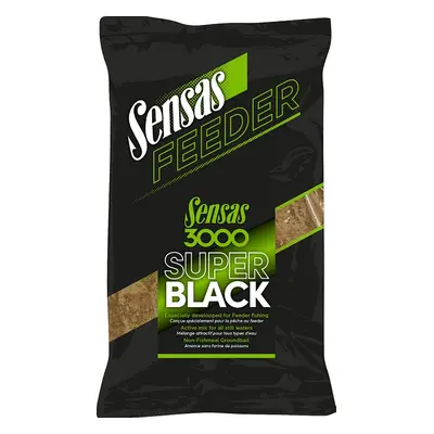 Sensas Krmení 3000 Feeder 1kg Příchuť: Super Black