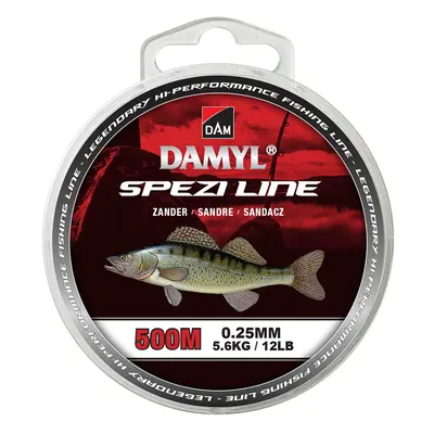 Dam Vlasec Damyl Spezi Line Zander Hnědý Varianta: Návin 500m, Nosnost: 5,6kg, Průměr: 0,25mm