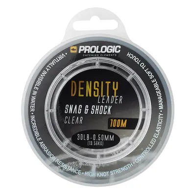 Prologic Šokový Vlasec Density Snag Shock Leader Clear 100 m Nosnost: 20,41 kg, Průměr: 0,60mm