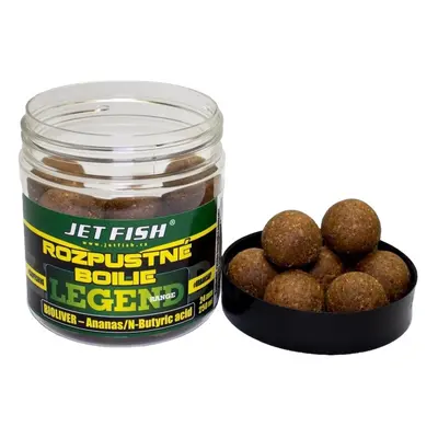 Jet Fish Rozpustné Boilie Legend Range Bioliver - Ananas / N-Butyric 250ml Průměr: 20mm