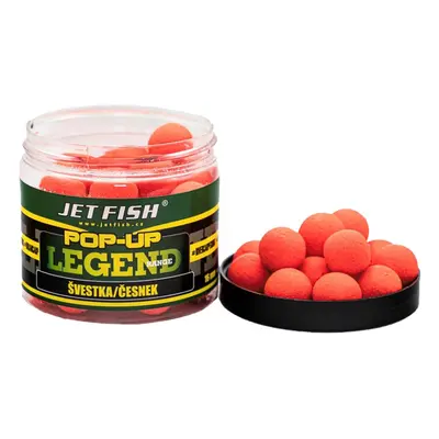 Jet Fish Plovoucí Boilie Legend Range Švestka Česnek Hmotnost: 80g, Průměr: 20mm