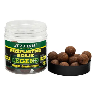 Jet Fish Rozpustné Boilie Legend Range Seafood - Švestka / Česnek 250ml Průměr: 24mm