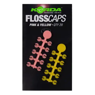 Korda Zarážky Floss Caps 20ks Varianta: White Red