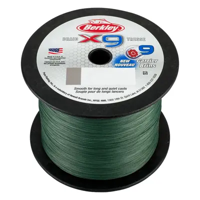 Berkley Šňůra X9 Braid - 1m Nosnost: 27kg, Průměr: 0,25mm