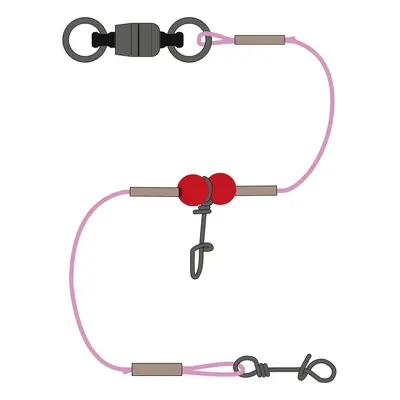 Rhino Hotový Návazec Switch'n Easy RIG III Pink ChampagneI 0,85mm 1m Varianta: Rig I