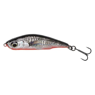 Savage Gear Wobler 3D Sticklebait Pencil Sinking Black Red Délka: 7,5cm, Hmotnost: 17g, Maximáln