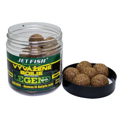 Jet Fish Vyvážené Boilie Legend Range Bioliver-Ananas/N-butyric 250 ml Průměr: 24mm