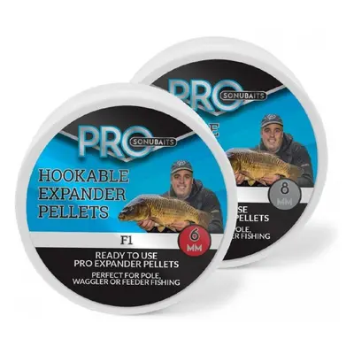 Sonubaits Pelety Pro Hookable Expander Pellets 100g Hmotnost: 100g, Průměr: 6mm, Příchuť: F1