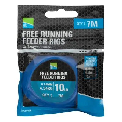 Preston Návazec Free Running Feeder Rigs 0,28mm 4,54kg 7m