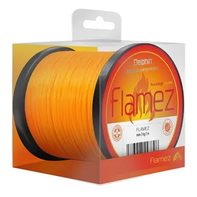 Delphin Vlasec Flamez Oranžový 600m Nosnost: 5,9kg, Průměr: 0,28mm