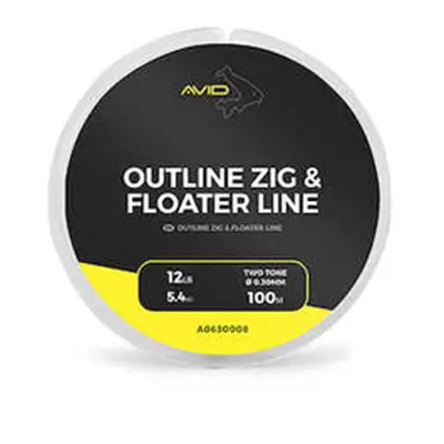 Avid Carp Vlasec Outline Zig & Floater Line 100m Varianta: 12lb, Nosnost: 5,4kg, Průměr: 0,30mm