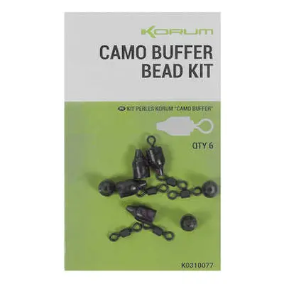 Korum Zarážky s Obratlíky Camo Buffer Bead Kit