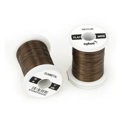 Sybai Drátek Flat Colour Wire Medium Gunmetal