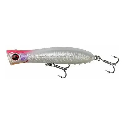 Savage Gear Wobler Gravity Popper Floating White Glow Délka: 13cm, Hmotnost: 40g, Maximální pono