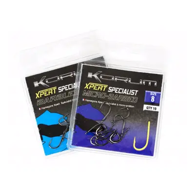 Korum Háčky Xpert Specialist Micro Barbed Hooks 10ks Velikost háčku: #12