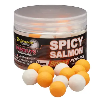 Starbaits Plovoucí Boilies POP UP Bright Spicy Salmon Hmotnost: 50g, Průměr: 16mm