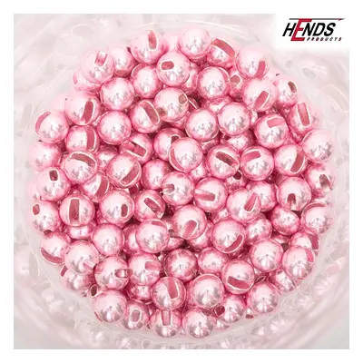 Hends Tungstenové Hlavičky Tungsten Beads Anodizing Fluo Pink Small Slot Průměr: 6,5mm