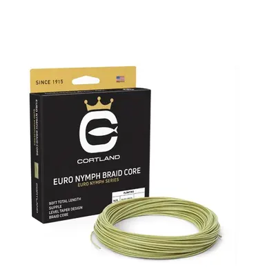 Cortland muškařská Šňůra Euro Nymph Braid Core 022 Fresh Level Sage Green 90ft