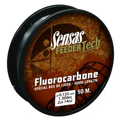 Sensas Fluorocarbon Feedertech 50 m Nosnost: 1,1kg, Průměr: 0,115mm