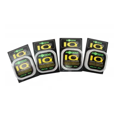 Korda Návazcový Vlasec IQ2 Fluorocarbon 20m Varianta: 0,40mm/6,8kg