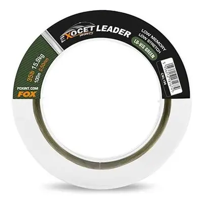 Fox Vlasec Exocet Pro Low Vis Green Leader Délka: 100m, Nosnost: 15,9kg, Průměr: 0,50mm