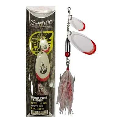 Pezon&Michel Rotačka Buck Pike Tandem White Red Hmotnost: 27g