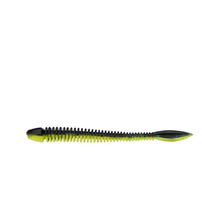 Berkley Gumová Nástraha PowerBait Power Flail Black Sunshine Yellow Délka: 5cm, Počet kusů: 12ks