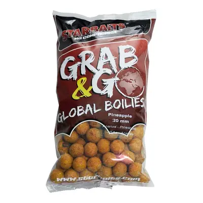 Starbaits Boilie Grab & Go Global Boilies Pineapple Hmotnost: 1kg, Průměr: 24mm