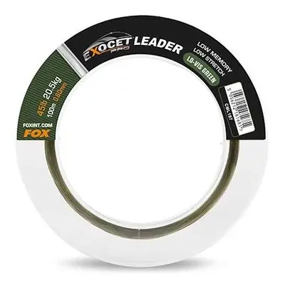 Fox Vlasec Exocet Pro Low Vis Green Leader Délka: 100m, Nosnost: 20,5kg, Průměr: 0,60mm