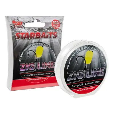 Starbaits Vlasec Zig Line 100m Nosnost: 5,3kg, Průměr: 0,26mm