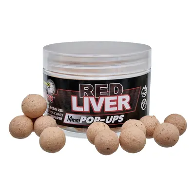 Starbaits Plovoucí Boilies POP UP Red Liver Hmotnost: 50g, Průměr: 14mm