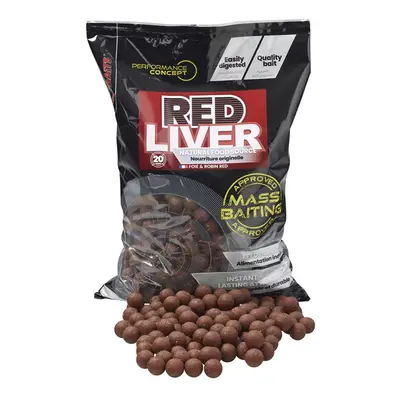 Starbaits Boilie Red Liver Mass Baiting 3kg Hmotnost: 3kg, Průměr: 20mm