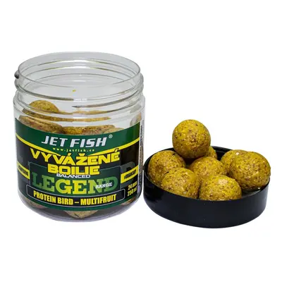 Jet Fish Vyvážené Boilie Legend Range Protein Bird Multifruit 250ml Průměr: 20mm