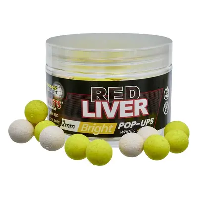 Starbaits Plovoucí Boilies POP UP Bright Red Liver Hmotnost: 50g, Průměr: 14mm