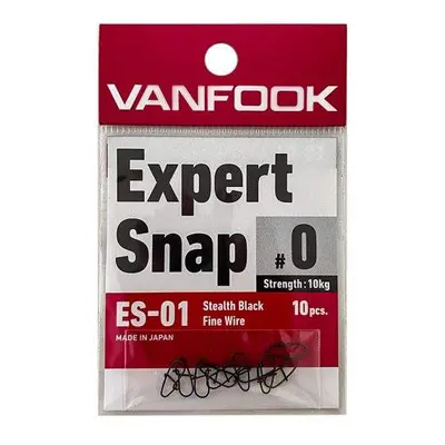 Vanfook Karabinky Snap ES-01 10ks Velikost: #0 - (10kg)